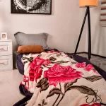 پتو چیکا گلدار یک نفره