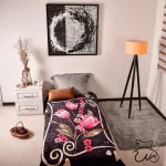 پتو چیکا گلدار یک نفره