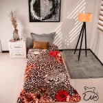 پتو روشا گلدار یک نفره