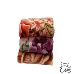 پتو روشا گلدار یک نفره