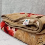 پتو روشا گلدار یک نفره