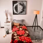 پتو روشا گلدار یک نفره