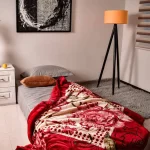 پتو روشا گلدار یک نفره