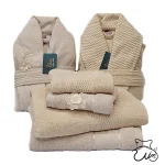 سرویس حوله عروس و داماد دُر