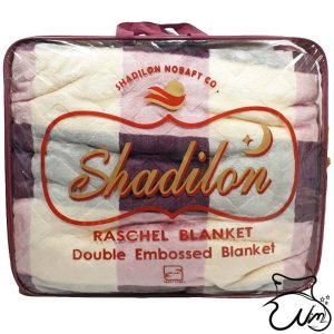 پتو ضخیم شادیلون مدل خشتی دونفره