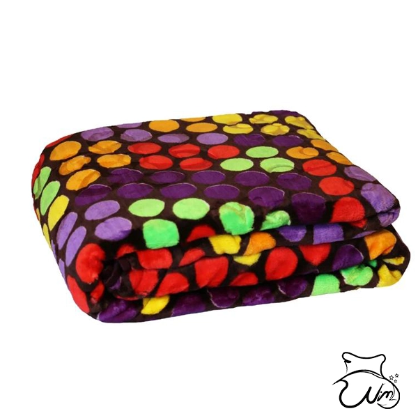 chika polka dot single blanket پتو چیکا توپی یک نفره