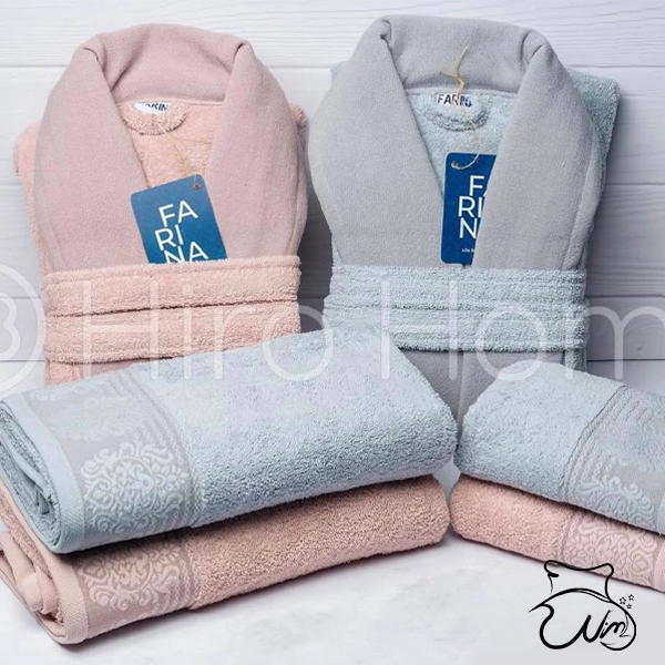 farina twin towel set سرویس دوقلو فارینا