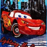 پتو مسافرتی یکنفره ماندانا عروسکی