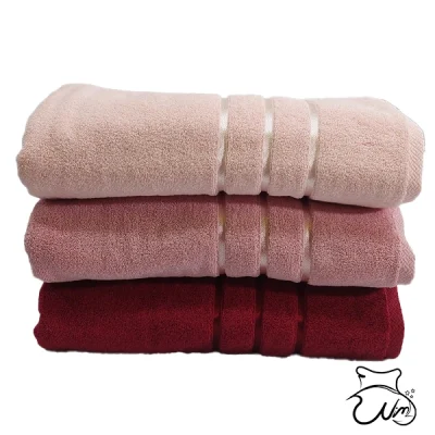 حوله حمامی دورو نخ لاین