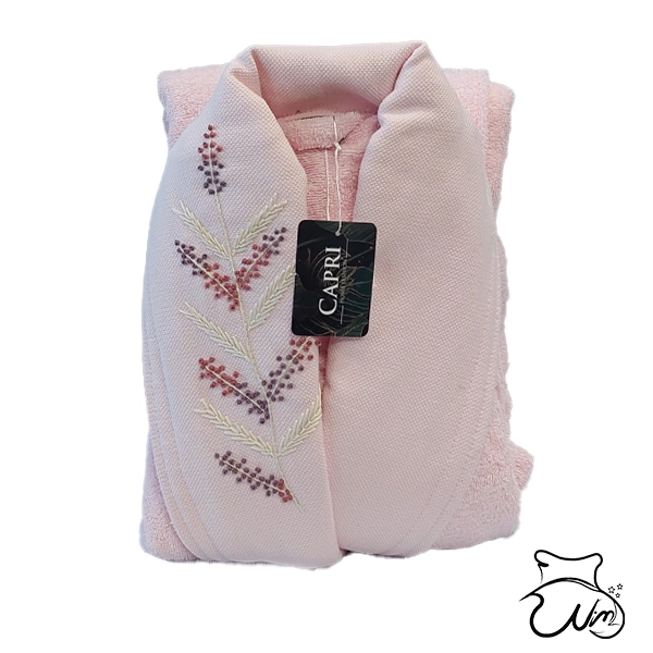 goldozi gown towel حوله تن پوش گلدوزی هندمید کاپری زنانه